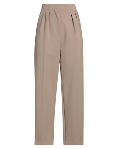 Max Mara Woman Pants Light Brown Size 8 Virgin Wool, Elastane In Beige