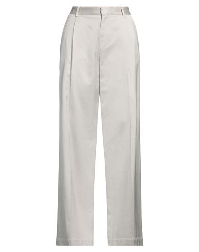 Cellar Door Woman Pants Light Grey Size 6 Cotton, Viscose, Elastane In Grey