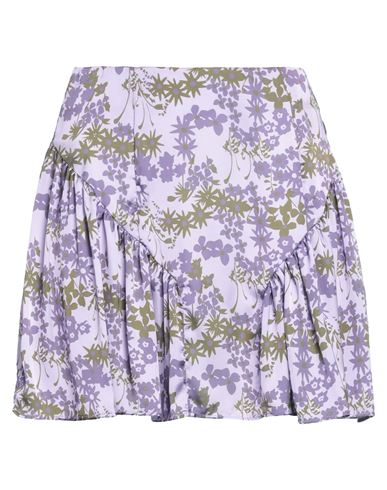 Silvian Heach Woman Mini Skirt Lilac Size 8 Polyester In Purple