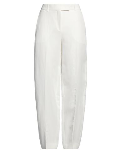 Fabiana Filippi Woman Pants White Size 4 Viscose, Linen In White