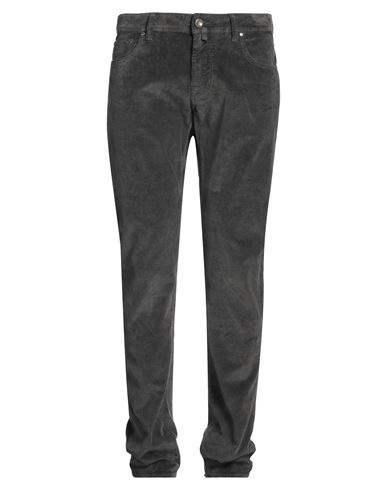 JACOB COHЁN JACOB COHЁN MAN PANTS CHARCOAL SIZE 35 COTTON, MODAL, ELASTANE 