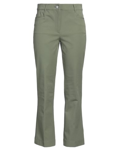 Pennyblack Woman Pants Military Green Size 12 Cotton, Viscose, Elastane In Green