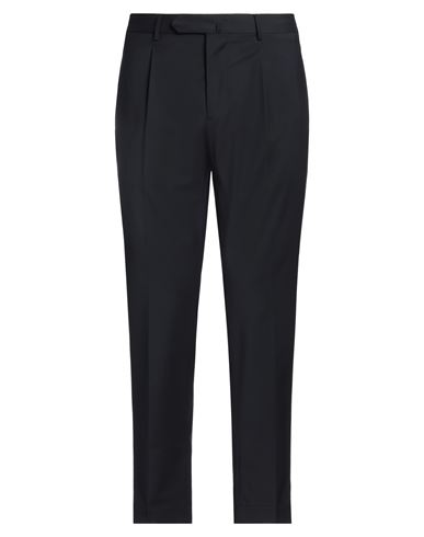 Santaniello Il Viaggiatore Man Pants Midnight Blue Size 40 Polyester, Wool, Elastane In Blue