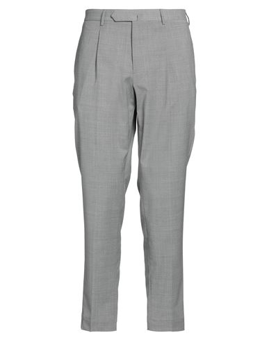 Santaniello Il Viaggiatore Man Pants Grey Size 40 Polyester, Wool, Elastane In Grey