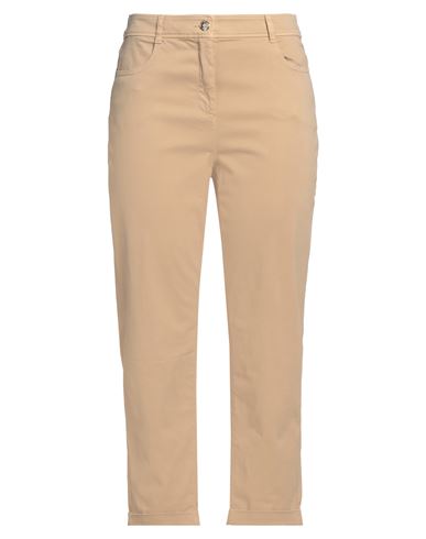 Pennyblack Woman Pants Sand Size 10 Cotton, Elastane In Beige