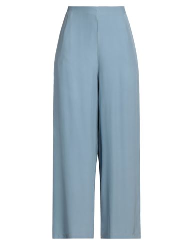 Altea Woman Pants Light Blue Size 8 Silk