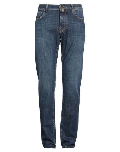 Jacob Cohёn Man Jeans Blue Size 32 Cotton, Elastane, Polyester In Blue