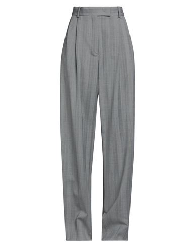 Shop Sportmax Woman Pants Grey Size 8 Virgin Wool, Polyester, Elastane