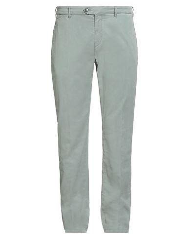 Canali Man Pants Sage Green Size 38 Cotton