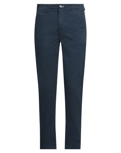 Sseinse Man Pants Midnight Blue Size 30 Cotton, Elastane In Blue