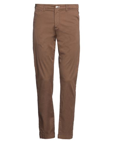 Seinse Man Pants Brown Size 32 Cotton, Elastane