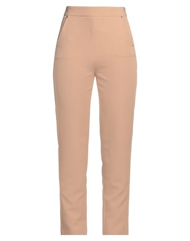 Shop Simona Corsellini Woman Pants Sand Size 6 Polyester, Elastane In Beige