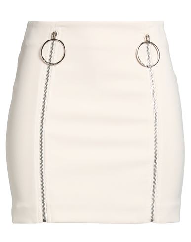 Simona Corsellini Woman Mini Skirt Beige Size 4 Polyester, Elastane In Neutral