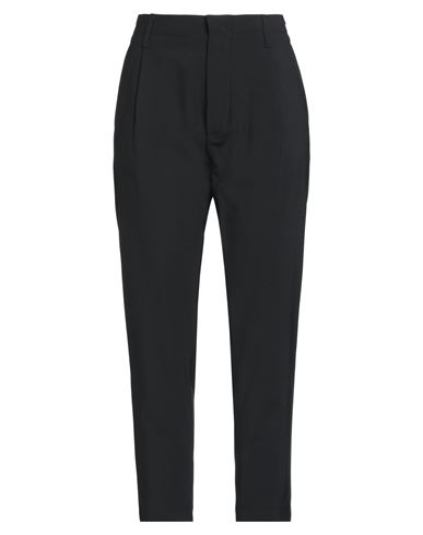 DONDUP DONDUP WOMAN PANTS BLACK SIZE 31 POLYESTER, VIRGIN WOOL, ELASTANE 