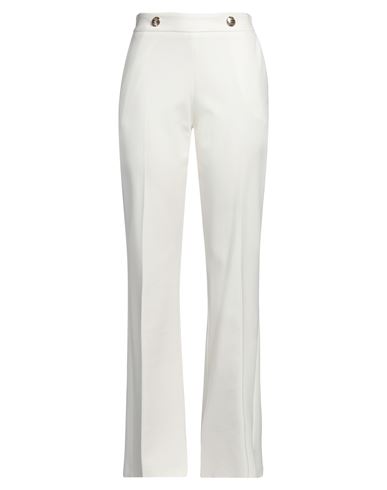 Shop Gaelle Paris Gaëlle Paris Woman Pants Off White Size 8 Rayon, Polyamide, Elastane