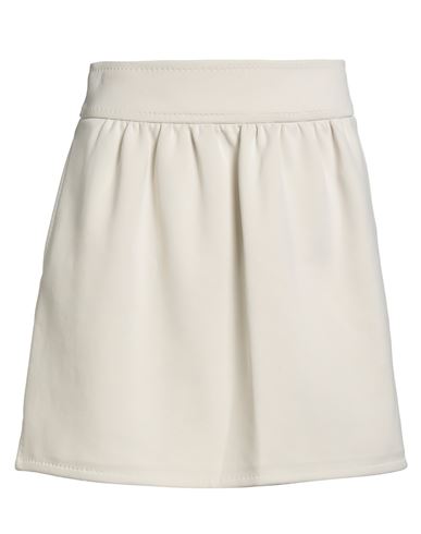 Max Mara Woman Mini Skirt Ivory Size 4 Polyamide, Cotton In Neutral