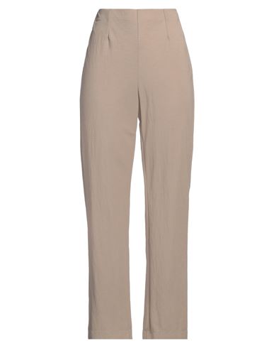 HARRIS WHARF LONDON HARRIS WHARF LONDON WOMAN PANTS KHAKI SIZE 10 VISCOSE, POLYAMIDE 