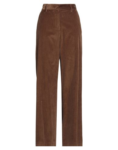 Weekend Max Mara Woman Pants Brown Size 10 Cotton In Brown
