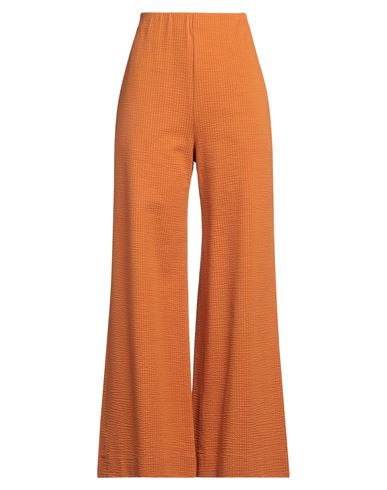 HARRIS WHARF LONDON HARRIS WHARF LONDON WOMAN PANTS ORANGE SIZE 6 COTTON, POLYESTER 