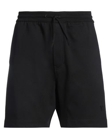 Y-3 Adidas By Yohji Yamamoto Man Shorts & Bermuda Shorts Black Size L Cotton, Recycled Polyester, Elasta In Black