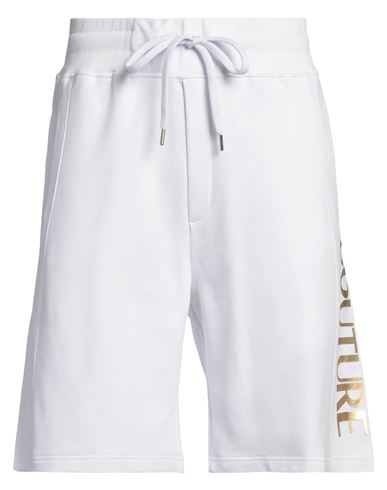 Versace Jeans Couture Man Shorts & Bermuda Shorts White Size M Cotton In White