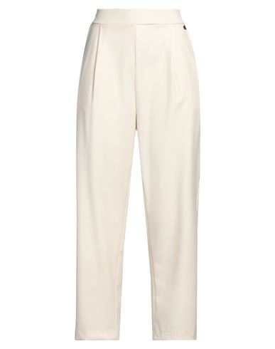 Dixie Woman Pants Ivory Size M Polyester, Viscose, Elastane