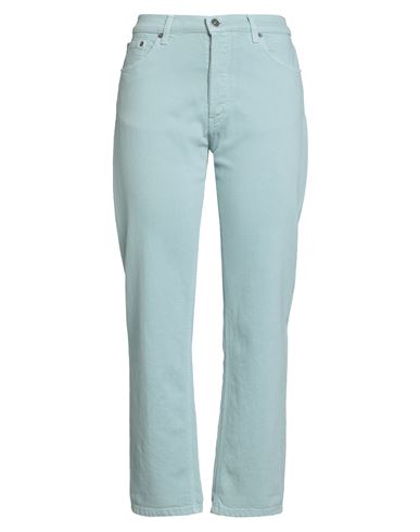 Dondup Woman Jeans Sage Green Size 28 Cotton, Elastane