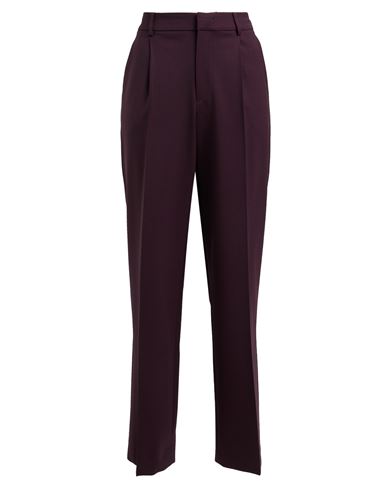 PT TORINO PT TORINO WOMAN PANTS PLUM SIZE 2 VIRGIN WOOL, ELASTANE 