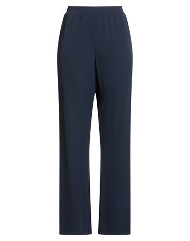 Seventy Venezia Woman Pants Midnight Blue Size L Polyester, Elastane In Blue