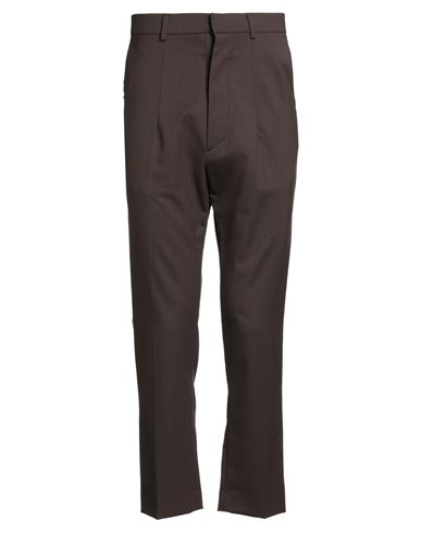 Gaelle Paris Gaëlle Paris Man Pants Brown Size 30 Polyester, Virgin Wool, Elastane In Brown