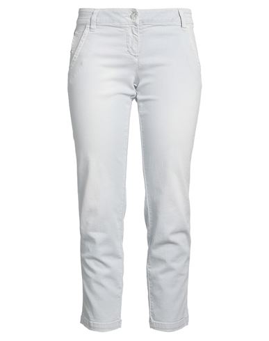 Jacob Cohёn Woman Jeans Light Grey Size 32 Cotton, Elastane In White