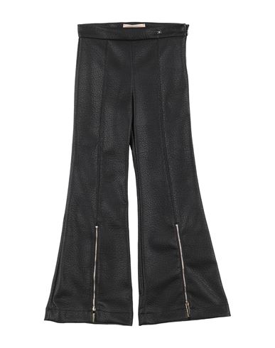 Elisabetta Franchi La Mia Bambina Toddler Girl Pants Black Size 6 Polyester, Polyurethane In Black
