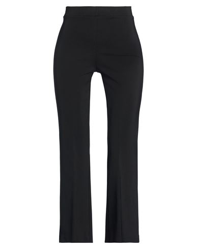 1-one Woman Pants Black Size 2 Viscose, Polyamide, Elastane