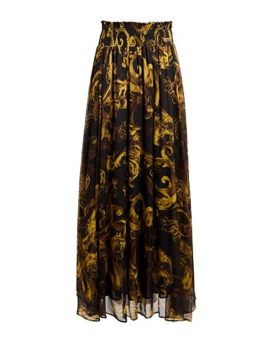Versace Jeans Couture Woman Maxi Skirt Black Size 10 Polyester