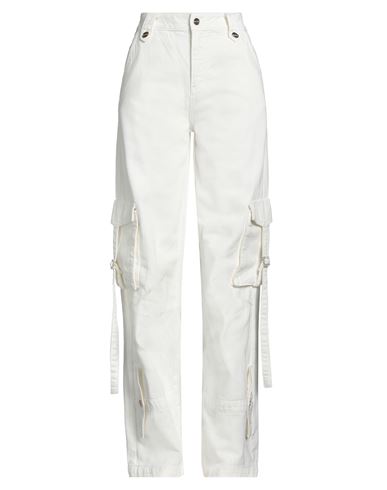 Blugirl Woman Jeans Off White Size 30 Cotton