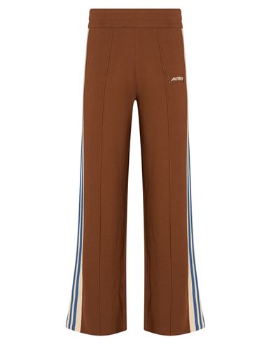 Autry Woman Pants Chocolate Brown Size L Viscose, Nylon