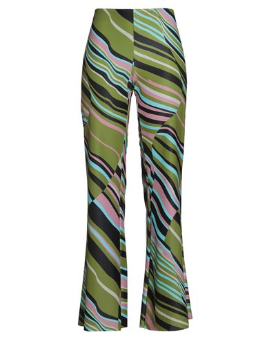 Maliparmi Malìparmi Woman Pants Lime Green Size 10 Polyester, Elastane In Green
