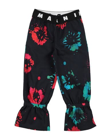 Marni Toddler Girl Pants Midnight Blue Size 6 Cotton, Elastane In Blue