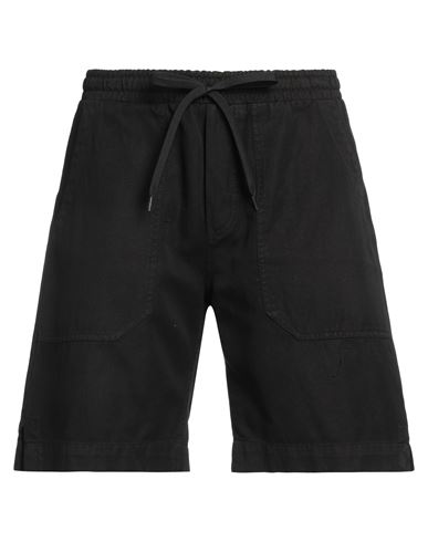Ice Play Man Shorts & Bermuda Shorts Black Size 42 Cotton, Linen In Black