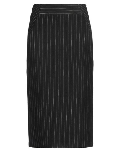Pinko Woman Midi Skirt Black Size 4 Polyamide, Viscose, Elastane, Cotton In Black
