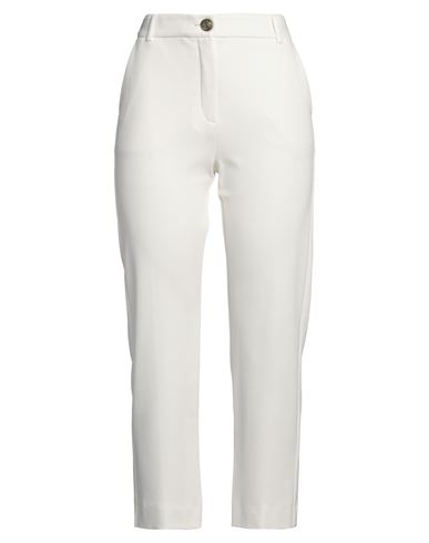 Marella Be Smart Woman Pants Off White Size 10 Viscose, Polyamide, Elastane In Off White