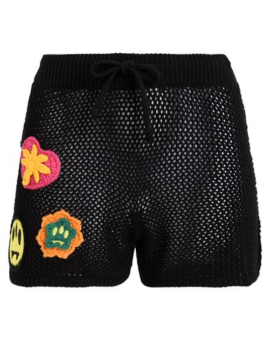 Barrow Woman Shorts & Bermuda Shorts Black Size L Cotton