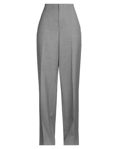 Moschino Woman Pants Light Grey Size 6 Virgin Wool In Gray