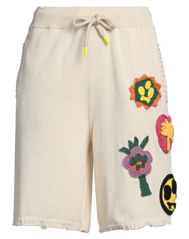 BARROW BARROW MAN SHORTS & BERMUDA SHORTS BEIGE SIZE M COTTON 