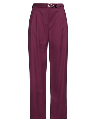 Patrizia Pepe Woman Pants Garnet Size 6 Polyester, Viscose, Elastane In Burgundy