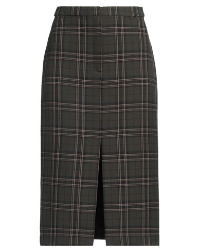BELLEROSE BELLEROSE WOMAN MIDI SKIRT DARK GREEN SIZE 2 POLYESTER, VISCOSE, ELASTANE 