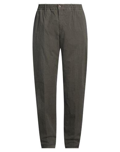 Incotex Slacks By Slowear Man Pants Military Green Size 35 Cotton, Elastane In Green