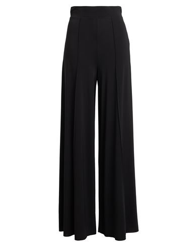 CHIARA BONI LA PETITE ROBE CHIARA BONI LA PETITE ROBE WOMAN PANTS BLACK SIZE L VISCOSE, ELASTANE 