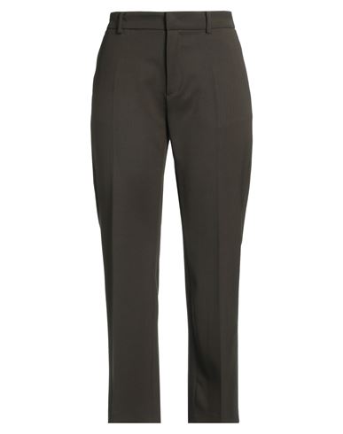 N°21 Woman Pants Dark Green Size 10 Polyester, Wool, Elastane