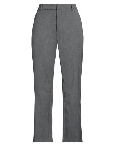 Shop N°21 Woman Pants Grey Size 10 Polyester, Wool, Elastane